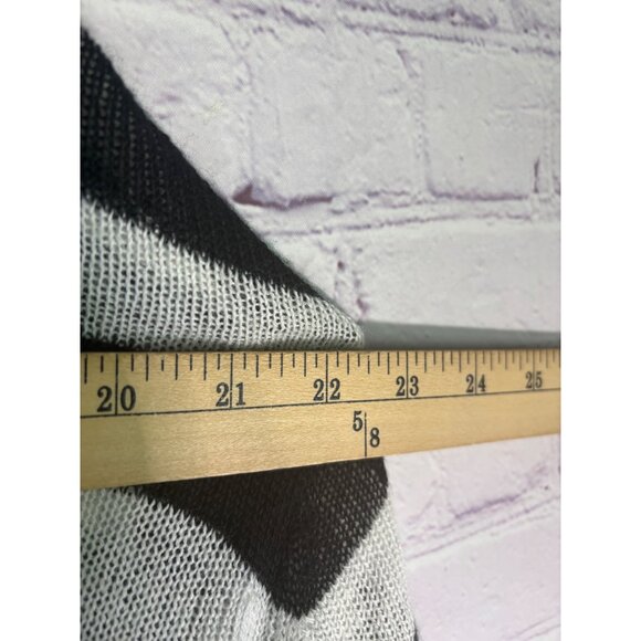 Striped Contrast Sweater With Orange Cuffs By Little Lies Anthropologie - Picture 6 of 11